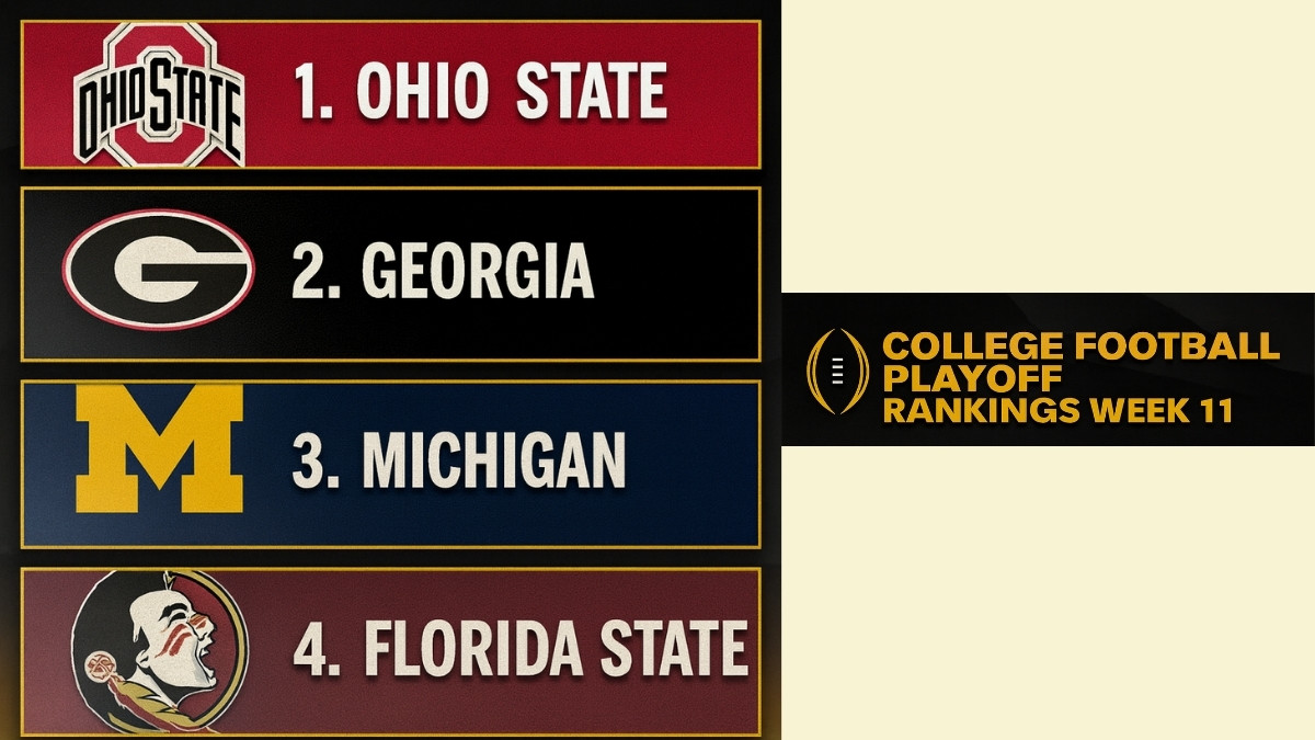 College Football Playoff Rankings Week 13 (2025) Check Top 25 Rankings and Schedule!  (1)
