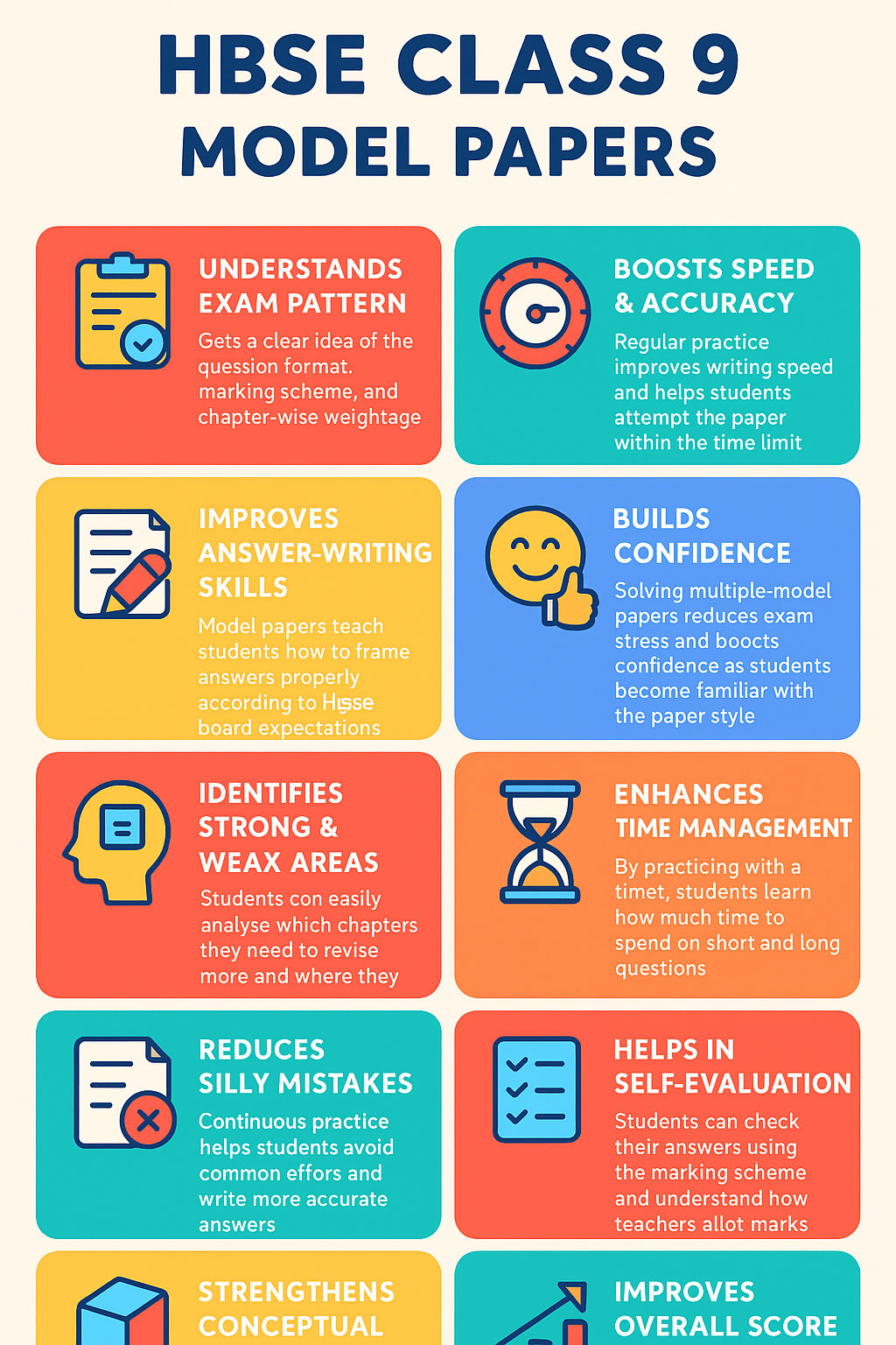 Importance of Solving HBSE Class 9 Model Papers