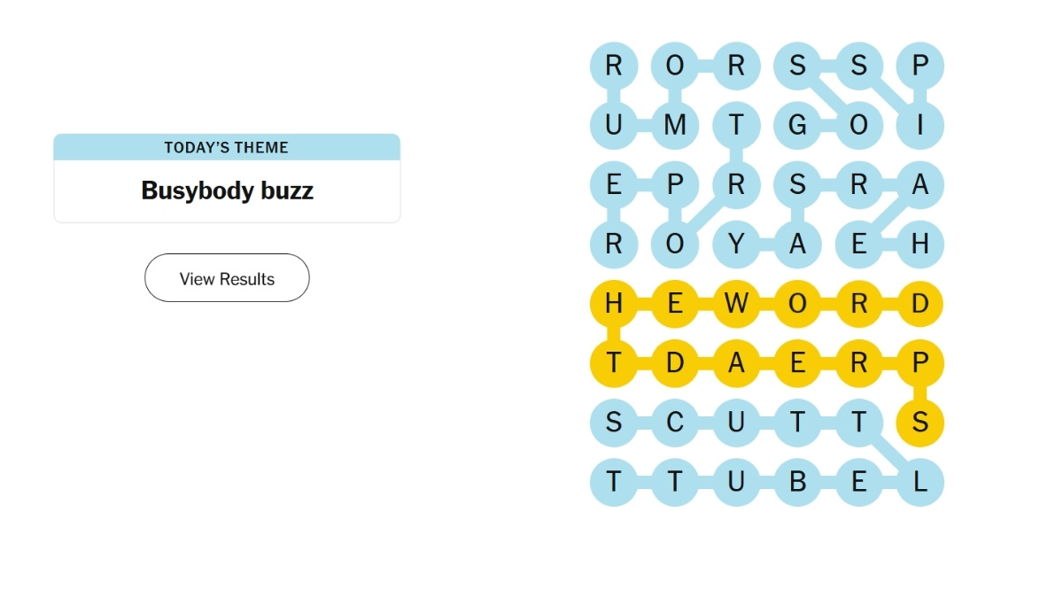 NYT Strands Hints November 20, 2025 Thursday Answers with Complete Grid