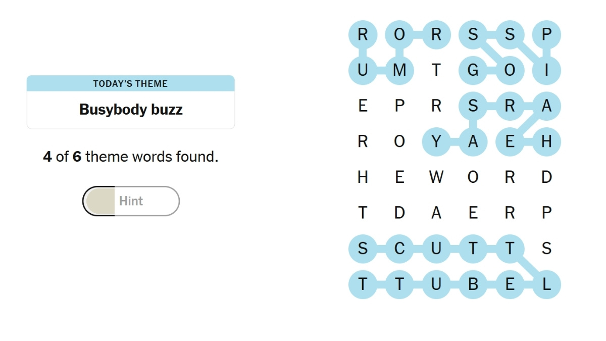 NYT Strands November 20, 2025, Thursday Answers with 4 words solved