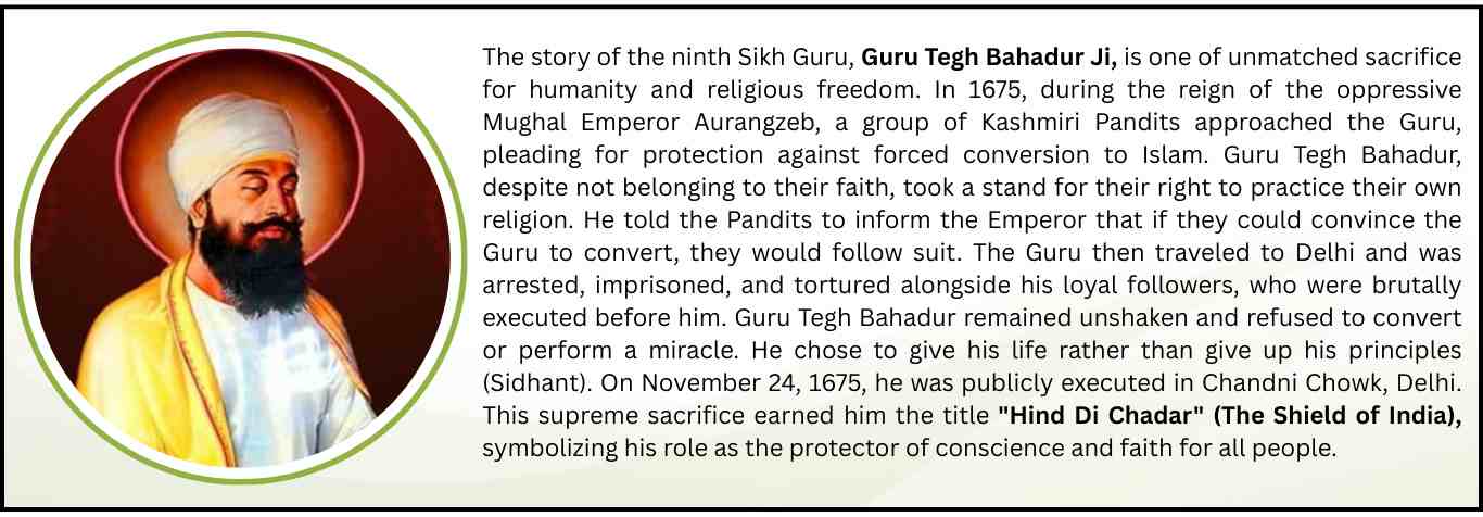 Guru Tegh Bahadur Jayanti 2025 Holiday