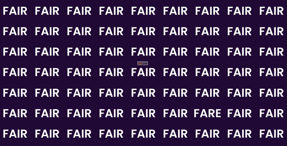 optical illusions find word fare