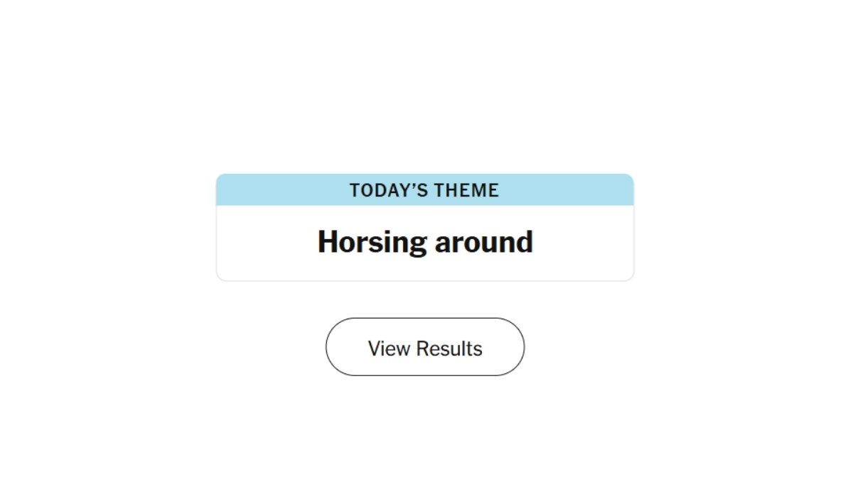 NYT Strands Hints Monday's Theme Horsing Around, November 24, 2025