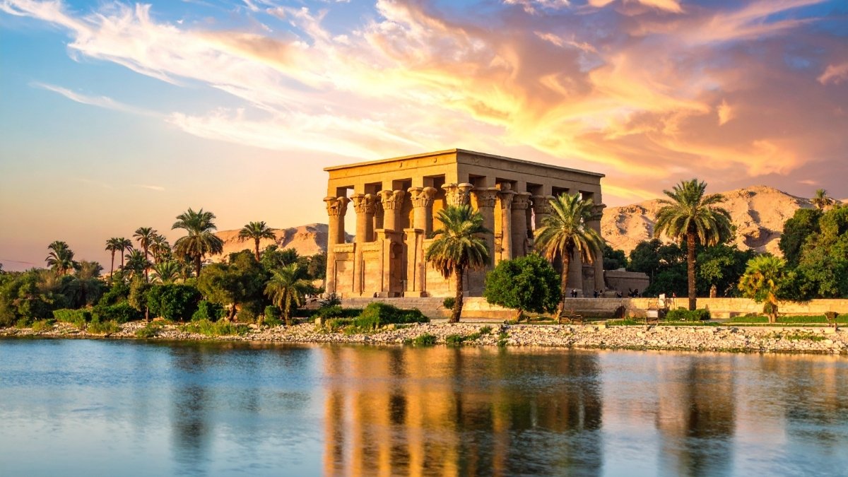 Philae Temple Complex is a centre of Isis worship and is admired for its harmoniously carved reliefs.