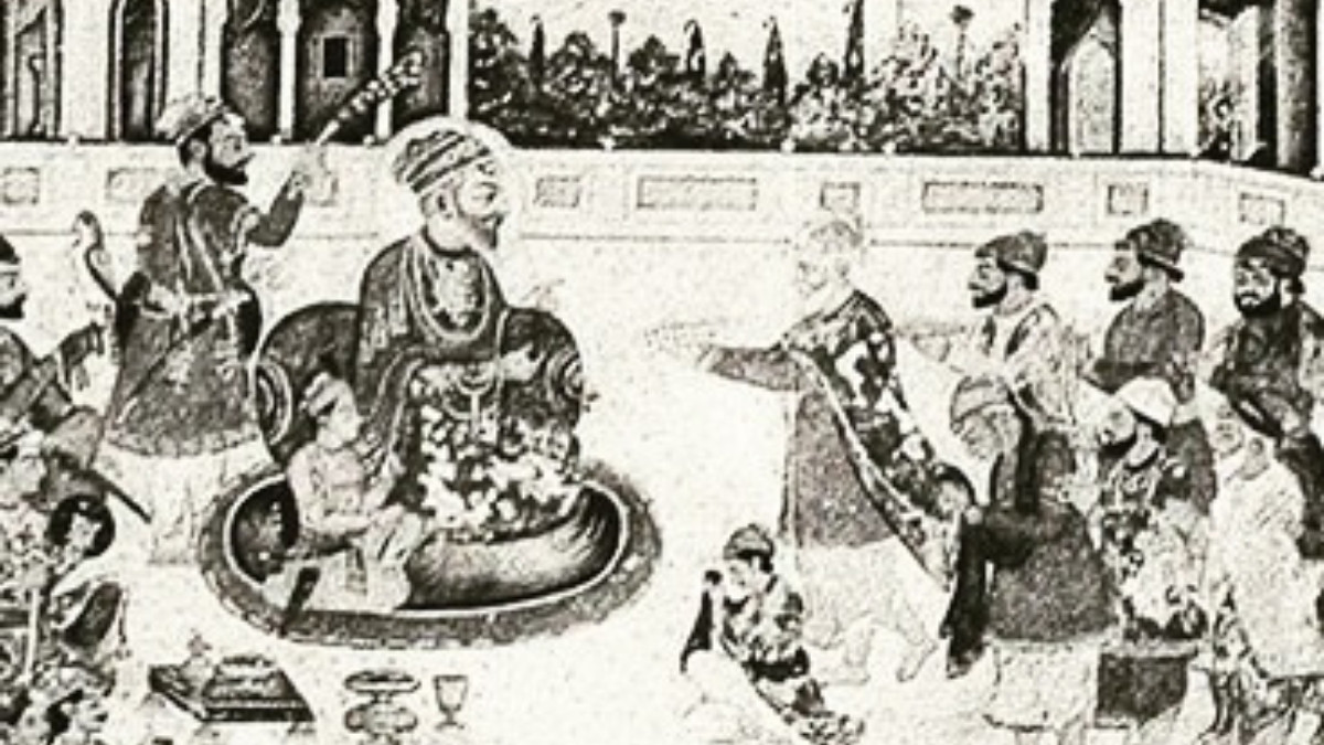 Mural of Guru Tegh Bahadur