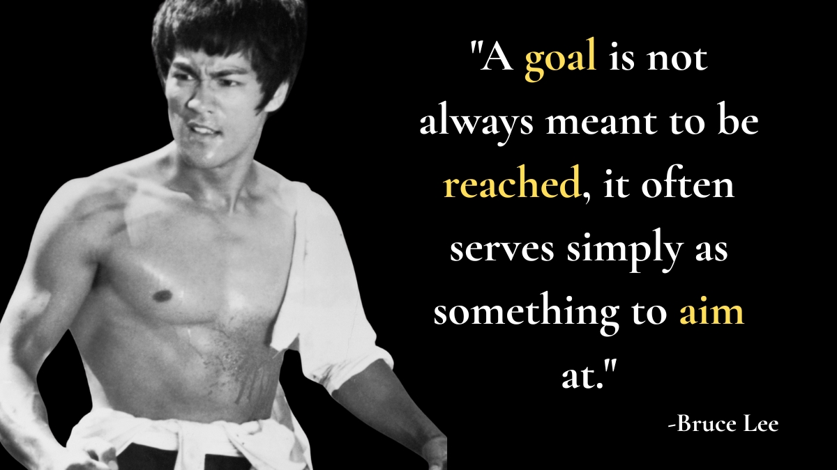 A goal is not always meant to be reached