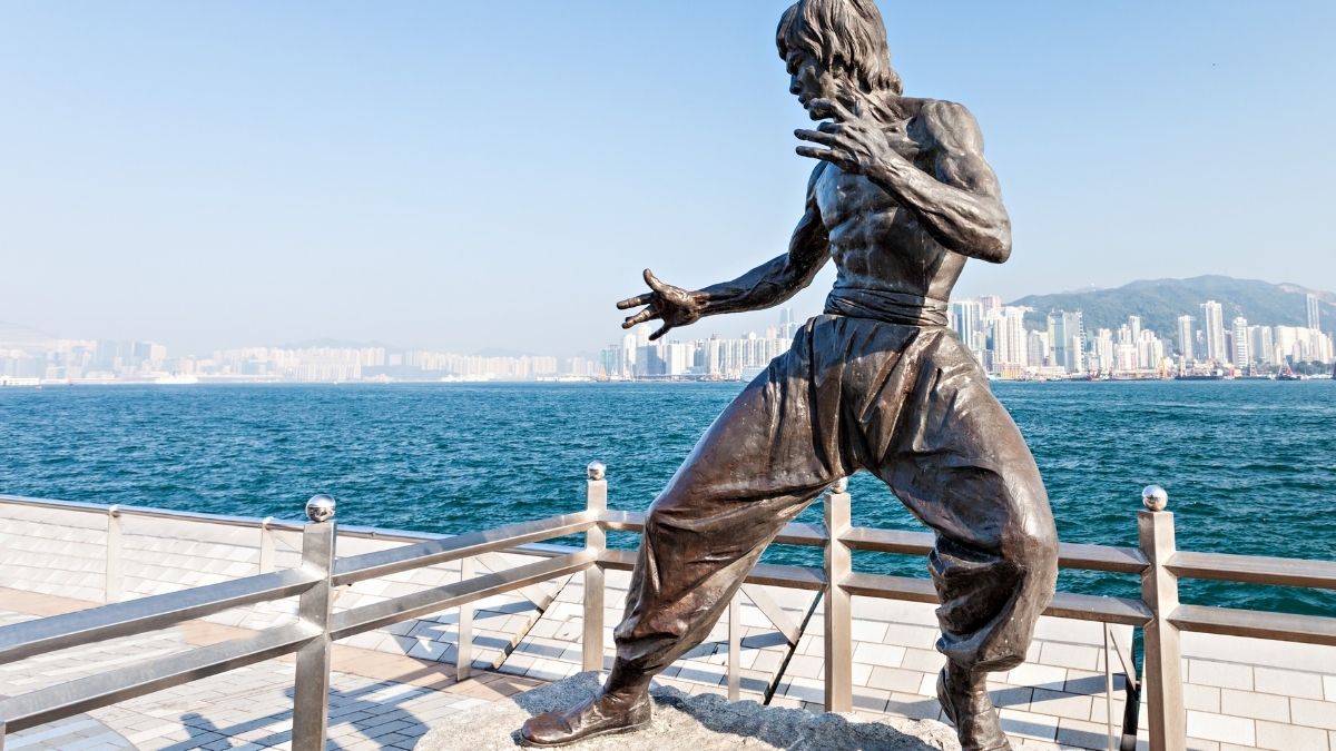 Bruce Lee Statue in Hong Kong