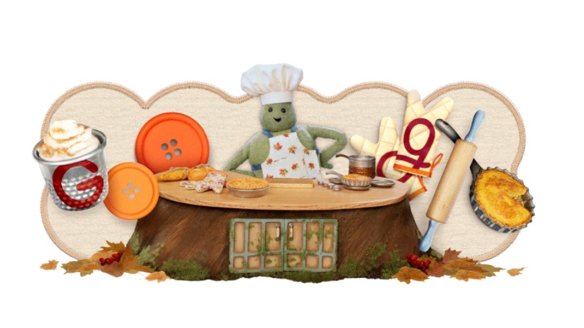 Google Doodle Thanksgiving 2025 tiny chef