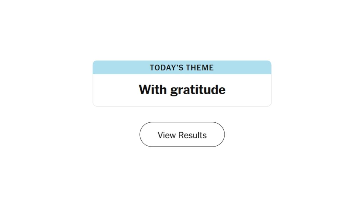 NYT Strands Today Theme is With Gratitude for November 27, 2025