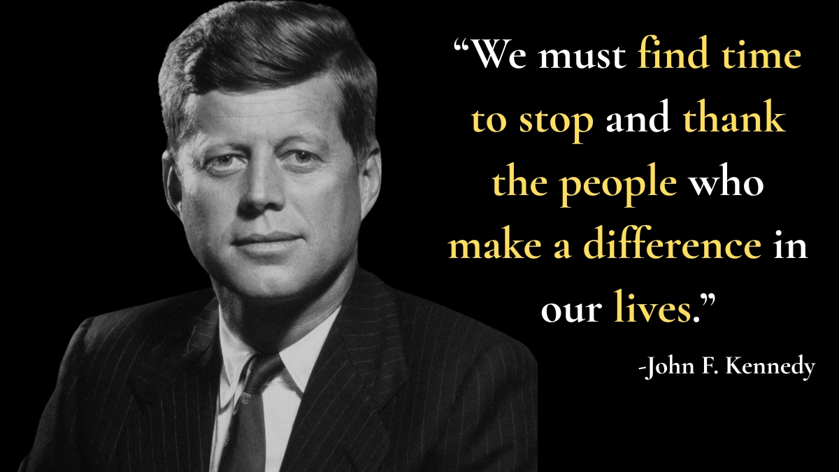Quote of the Day by John F. Kennedy (1)