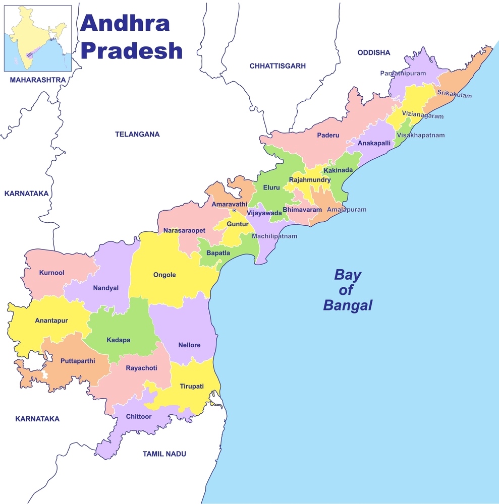 andhra pradesh-map
