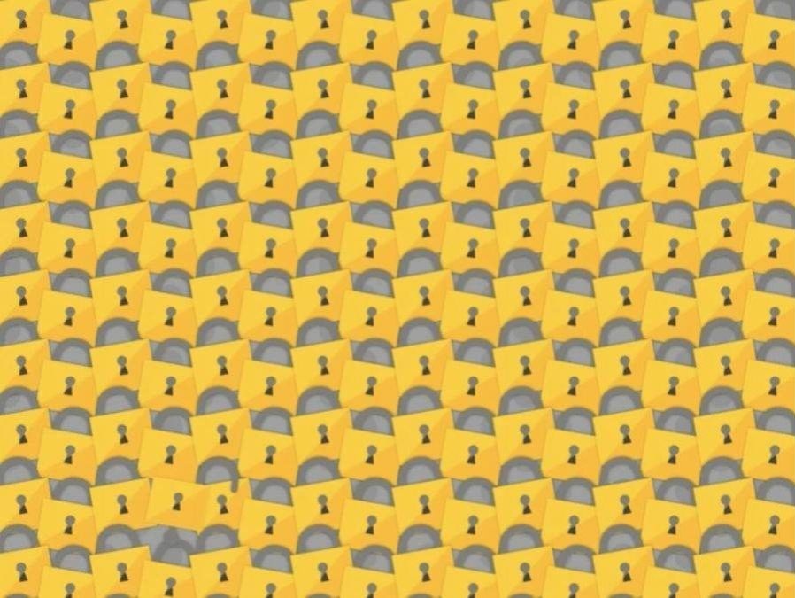 hidden objects optical illusion with answer hidden-open-lock-optical-illusion