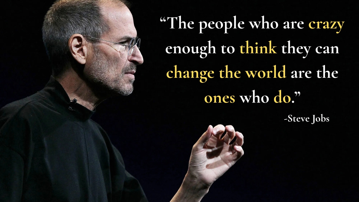 Quote of the Day by Steve Jobs (1)