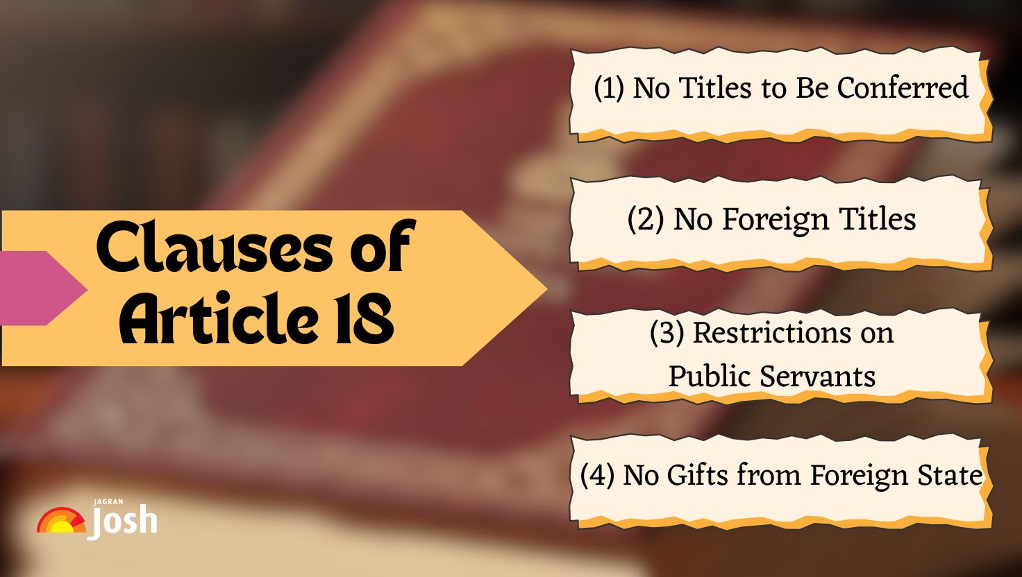 Clauses of Article 18