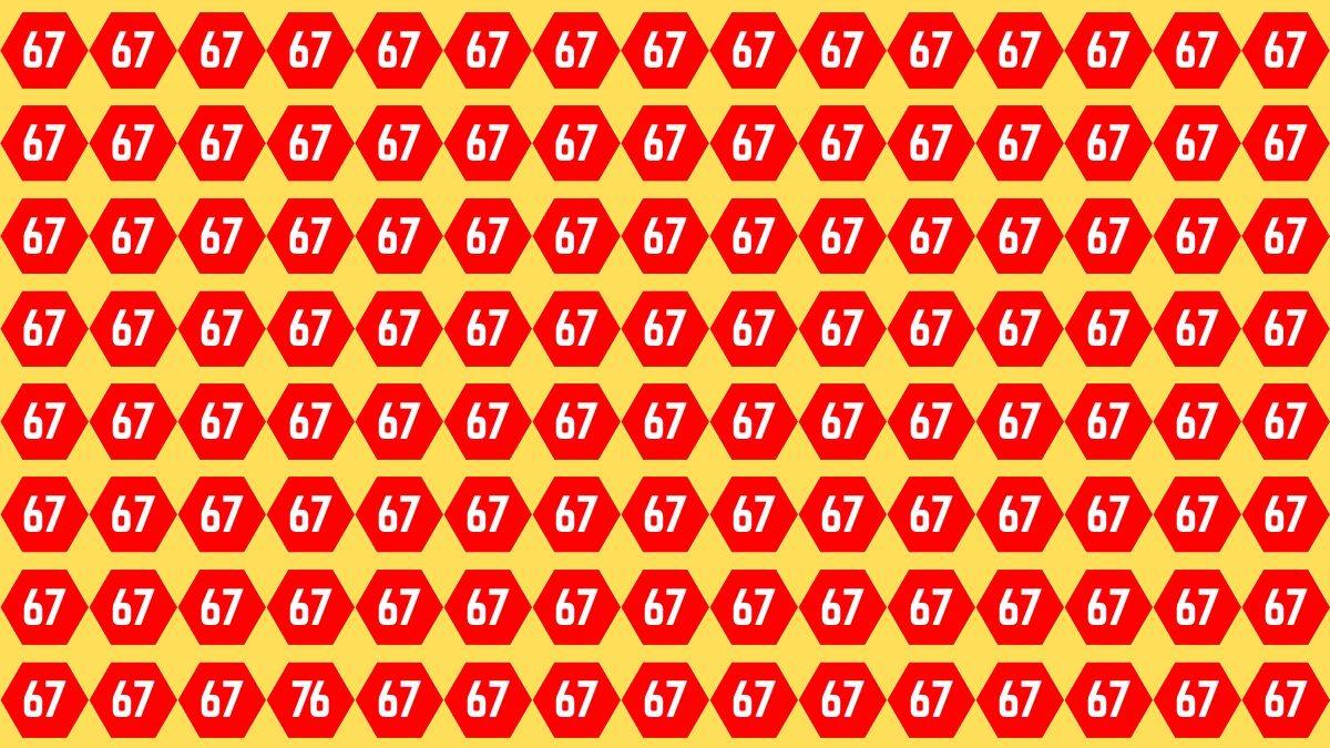 spot the hidden 76 in 67 -que