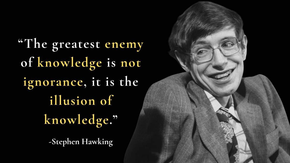 Quote of the Day by Stephen Hawking (1)