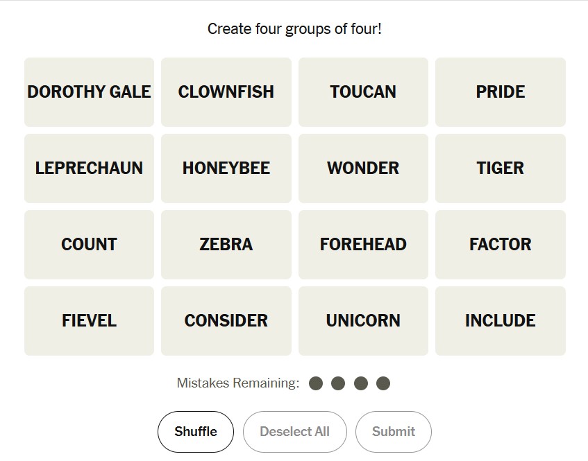 NYT-Connections-December-9-2025