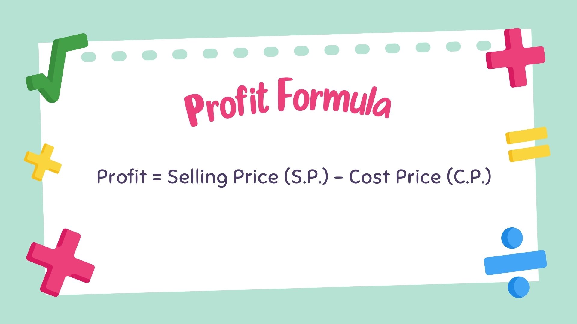 Profit Formula (1)
