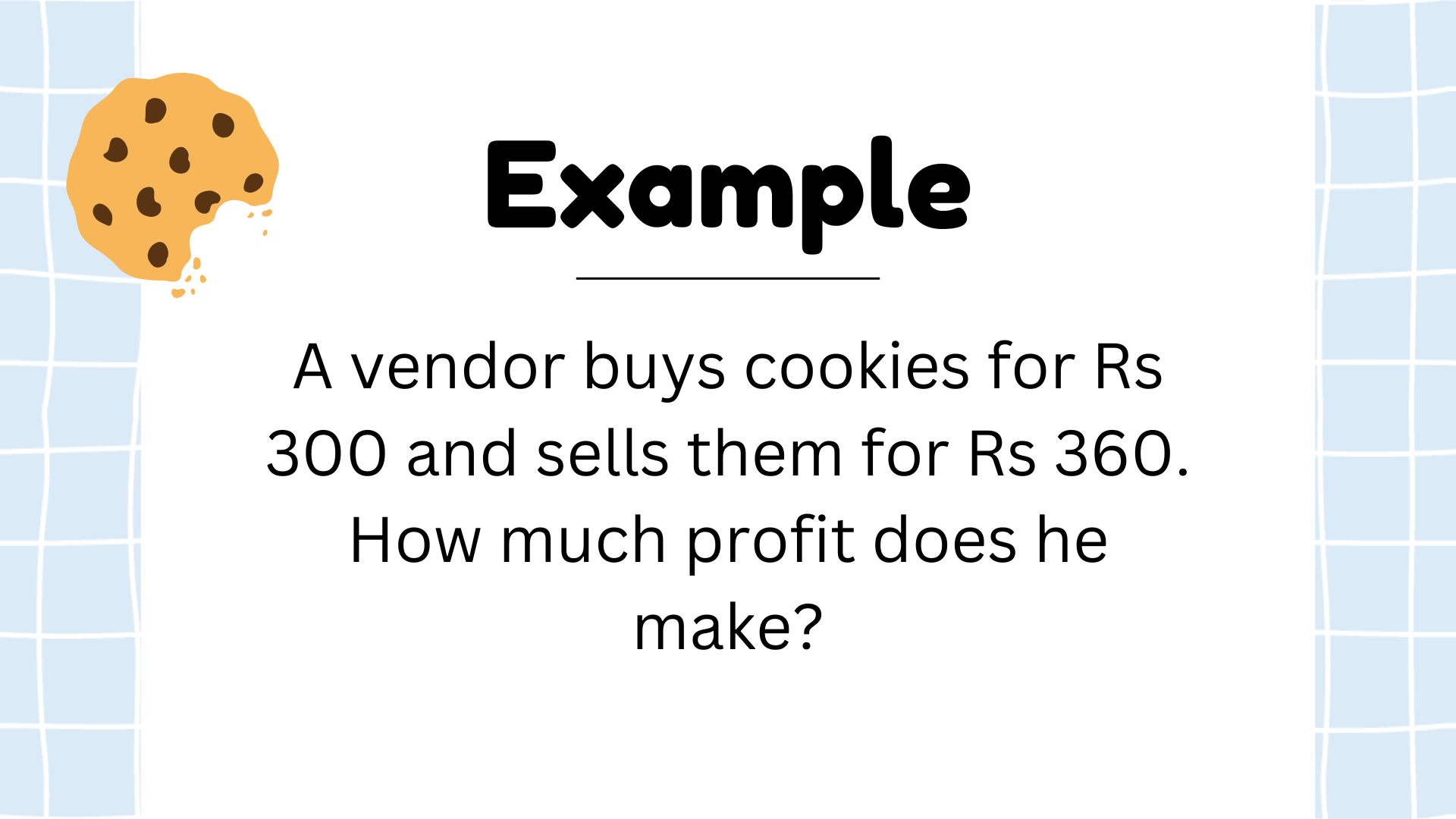 Profit Formula Example