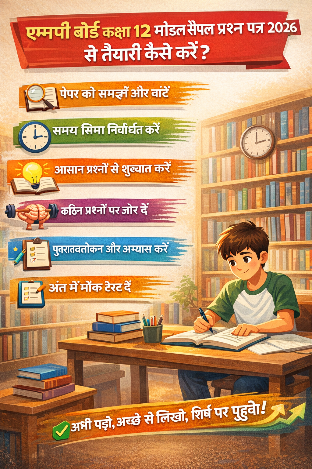 MP Board Class 12th Model Paper 2026