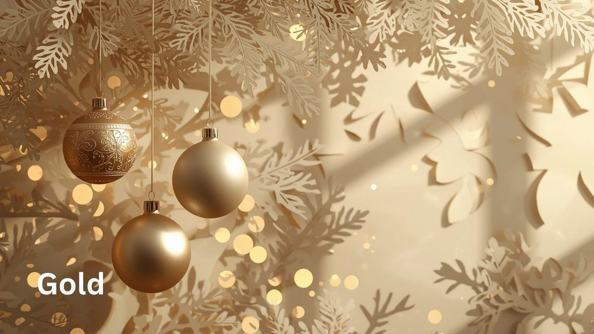 Gold Christmas color 