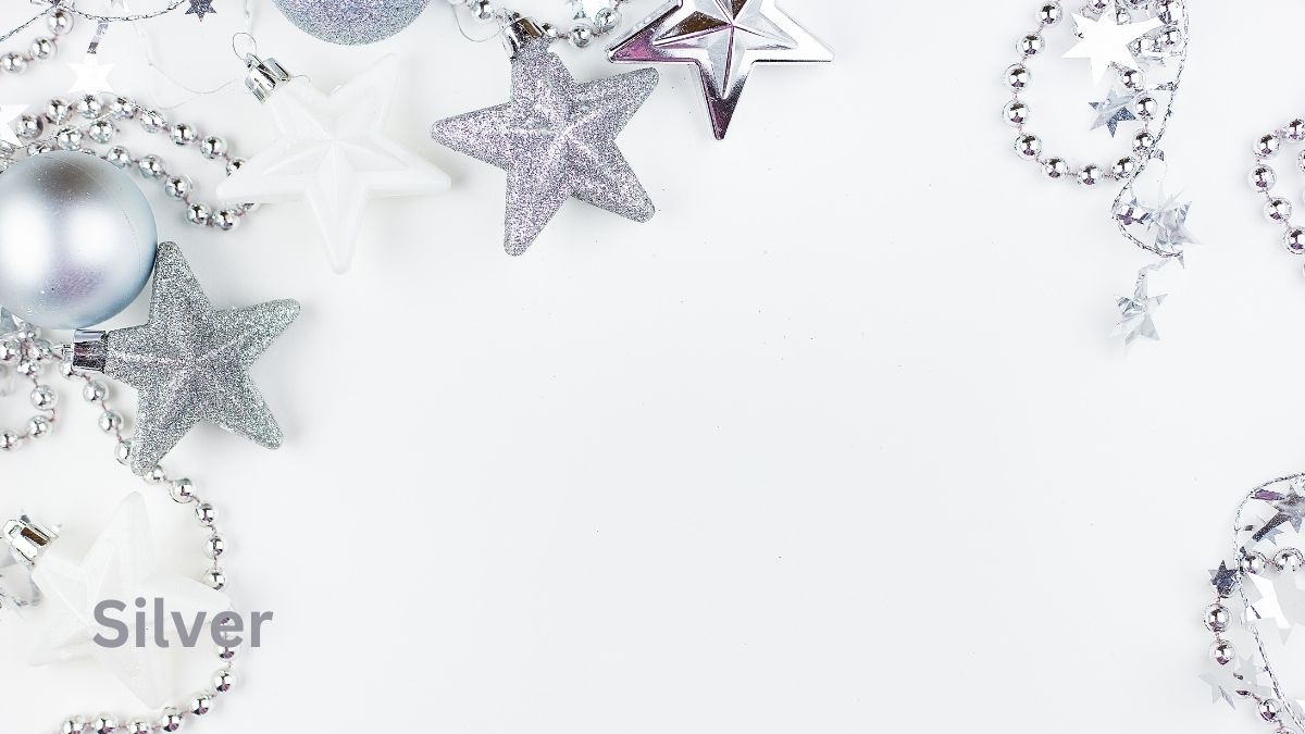 Silver Christmas color 