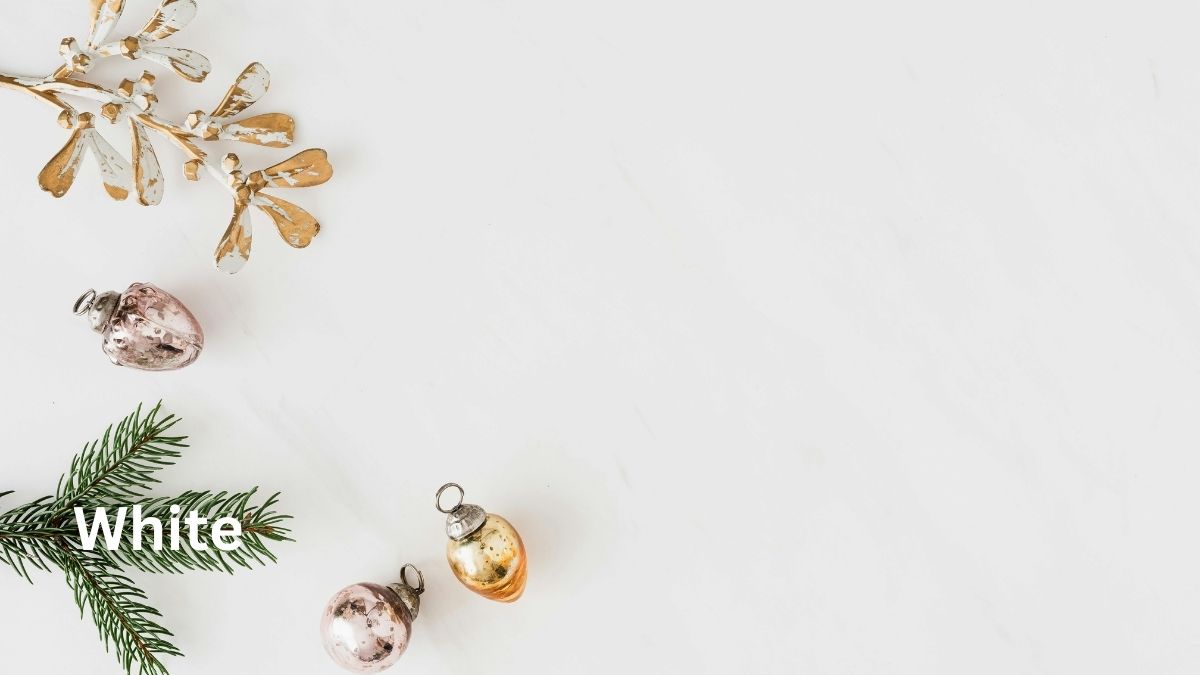 White Christmas color 