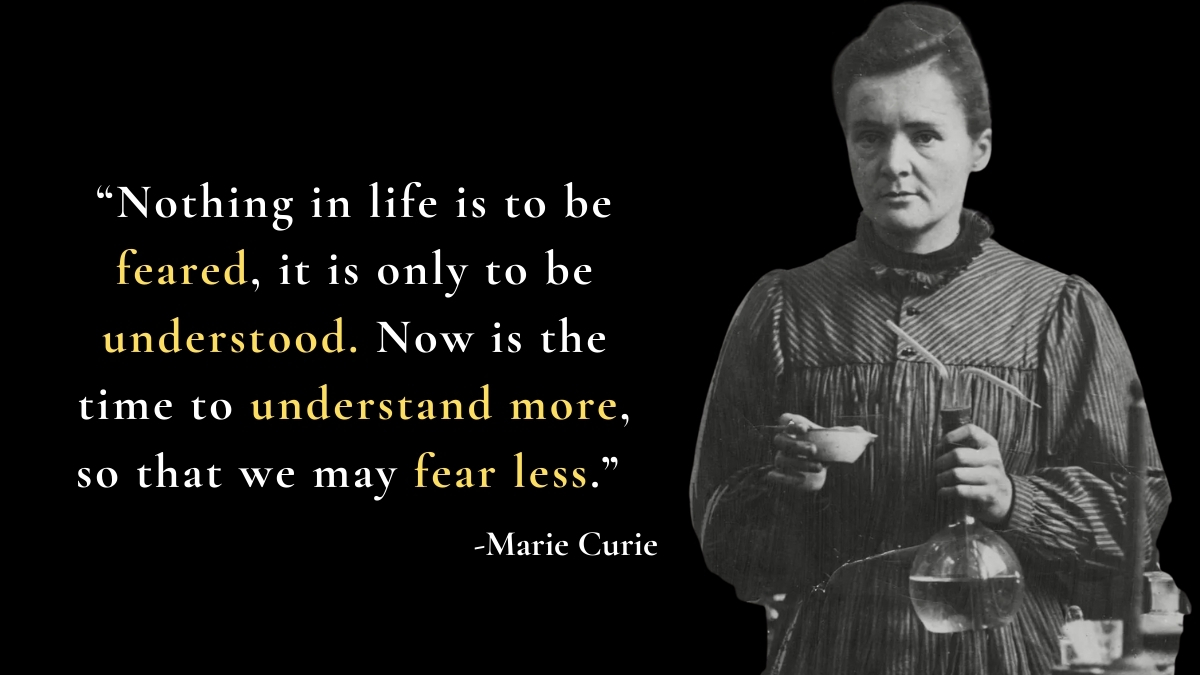 Quote of the Day by Marie Curie (1)