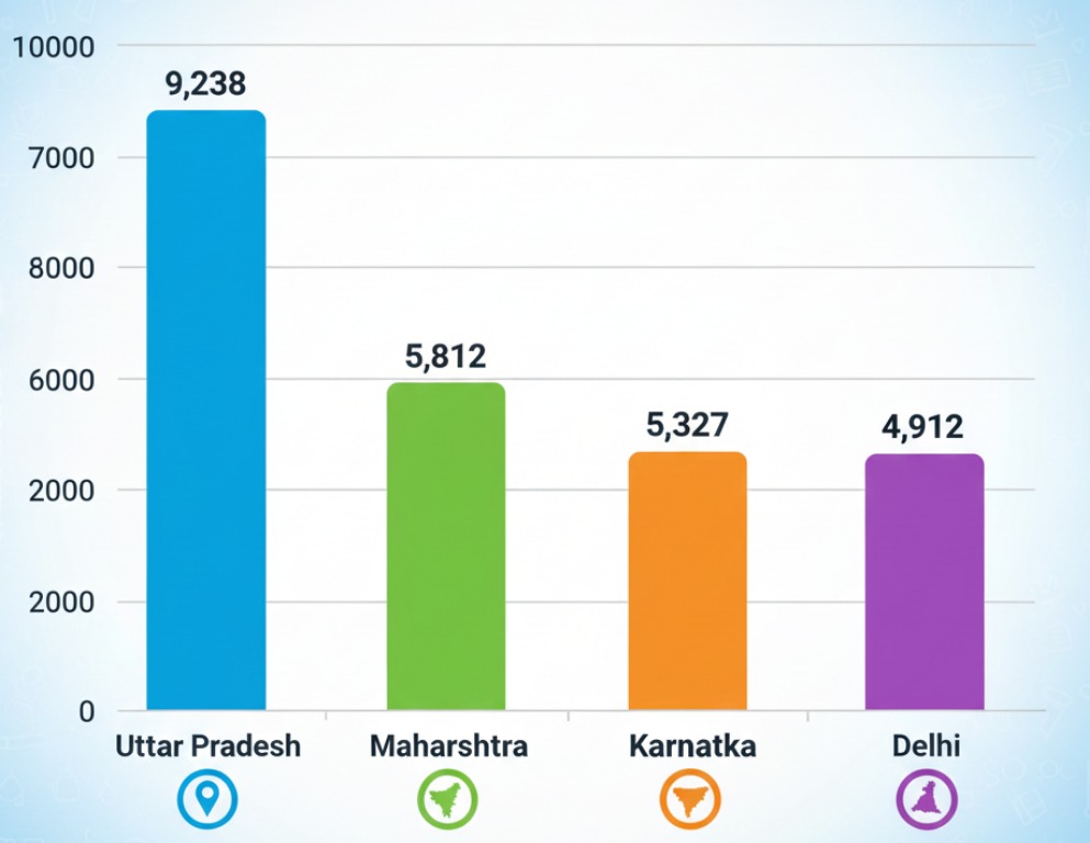 Which States has Most Number of CBSE Schools