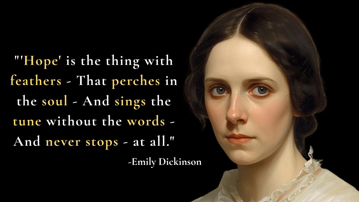 Quote of the Day by Emily Dickinson (1)