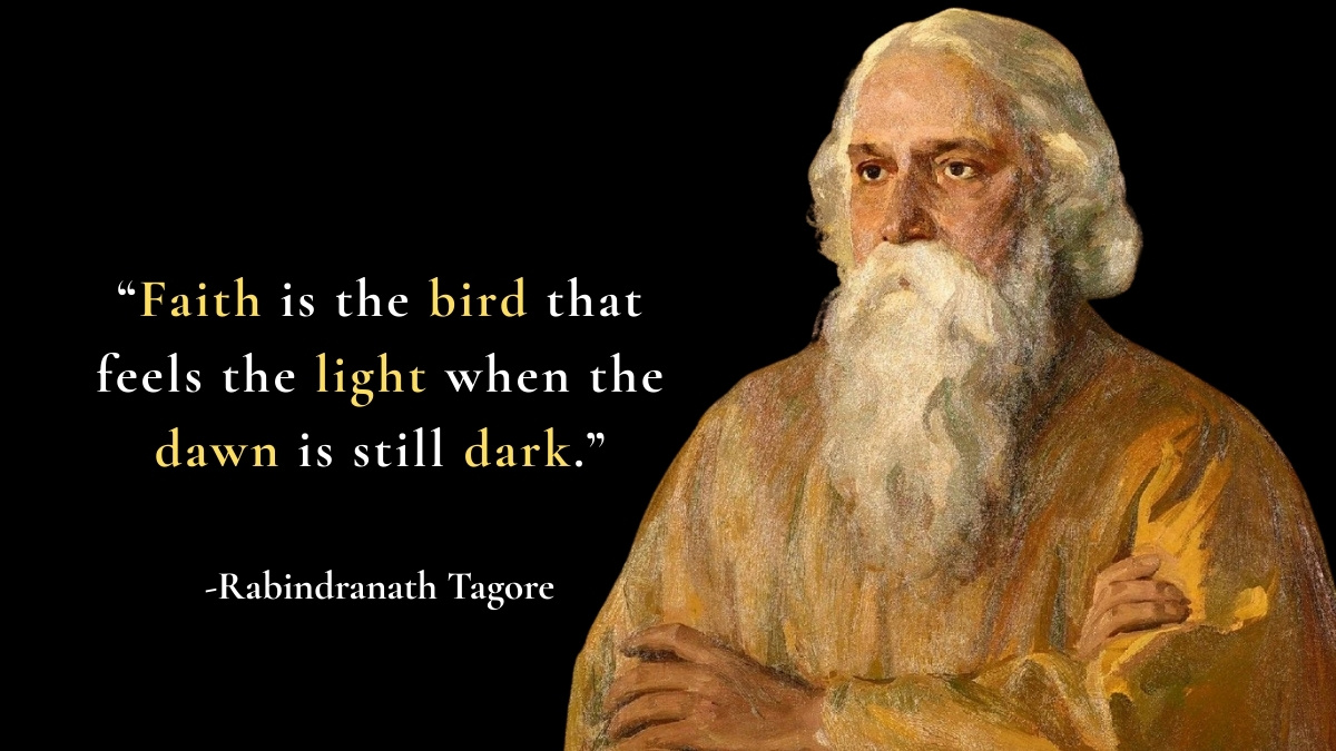 Quote of the Day by Rabindranath Tagore (1)