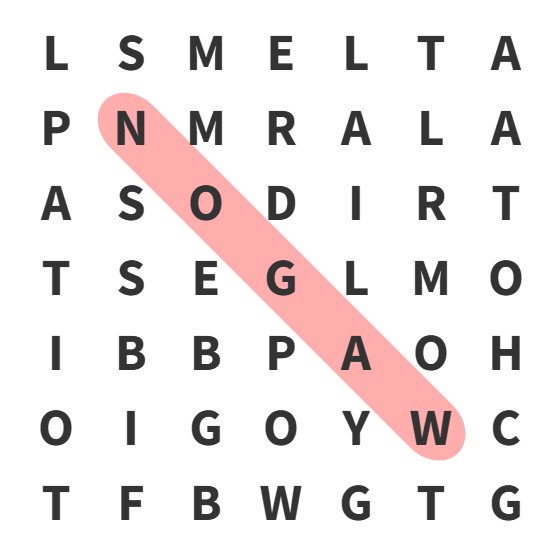 find the hidden word solved