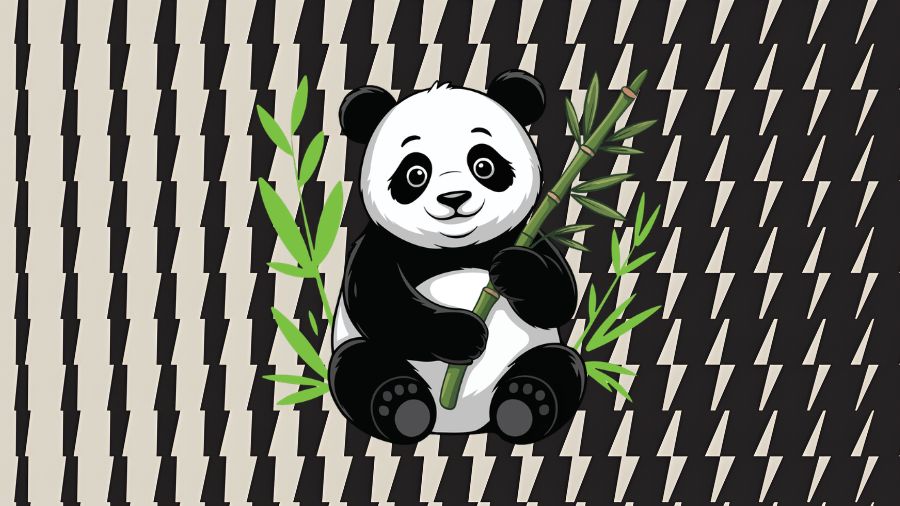 find the hidden panda-solution