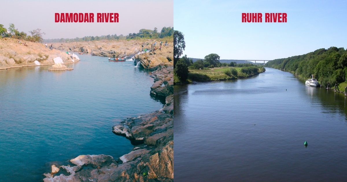 Damodar-vs-ruhr-river