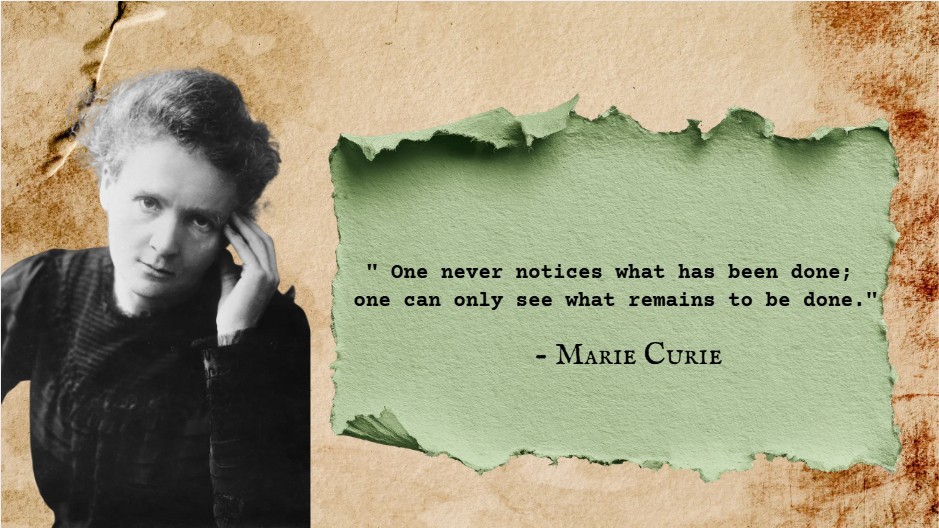 marie curie quotes