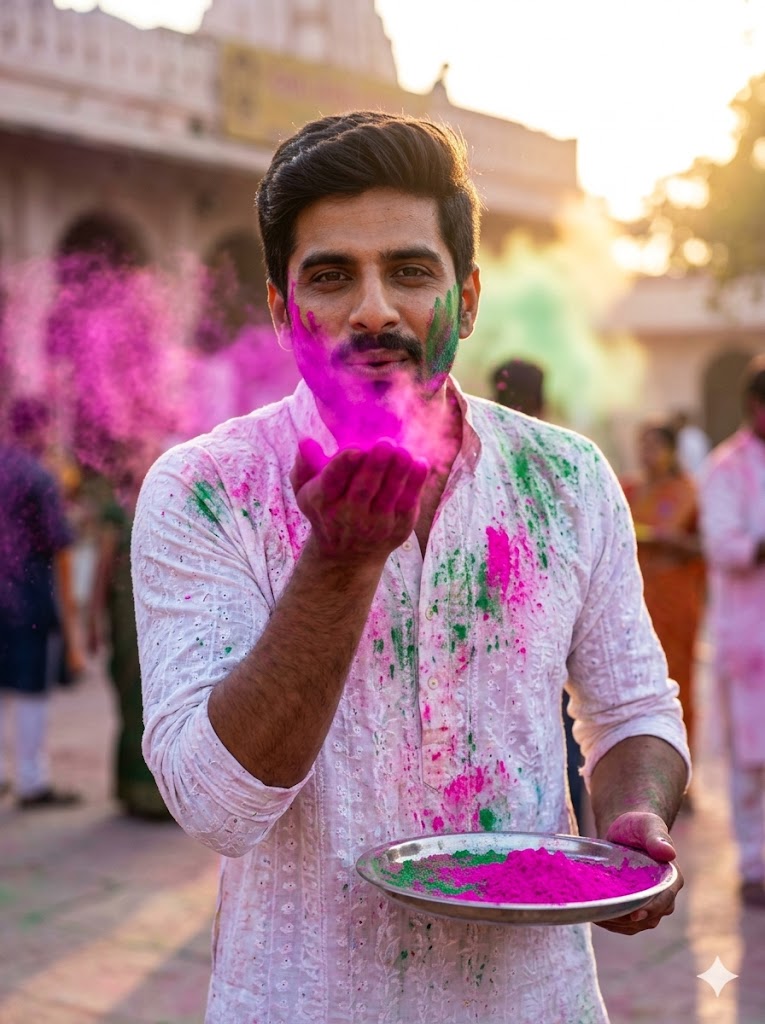Google Gemini AI Photo Editing Prompts for Holi in 2026-7