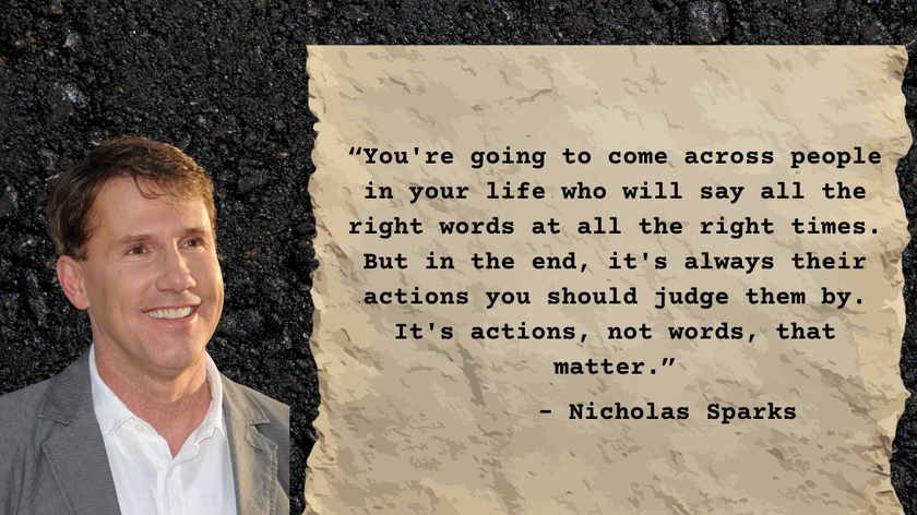 Nicholas Sparks quotes