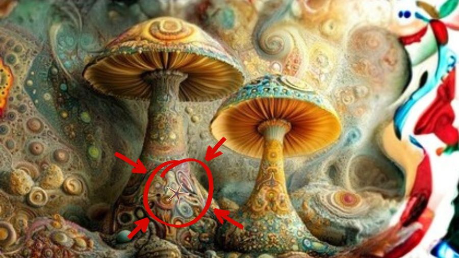 spot the hidden star fish-solution