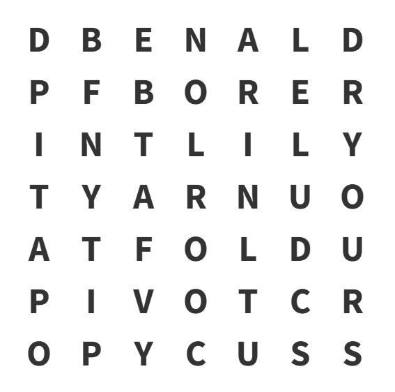 word puzzle find the hidden word