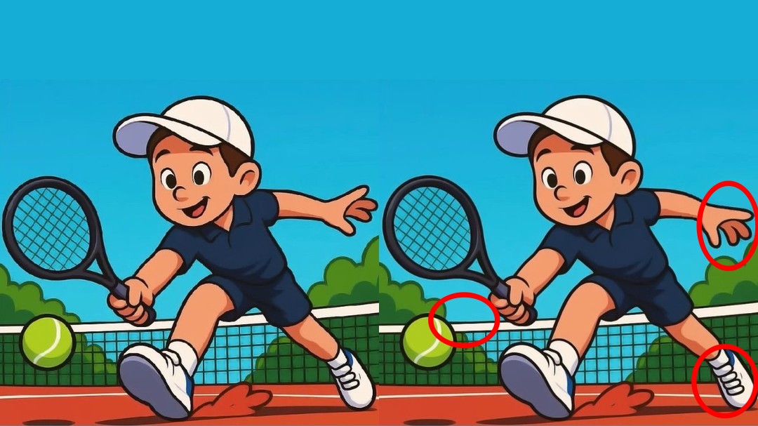 Spot the differences solution