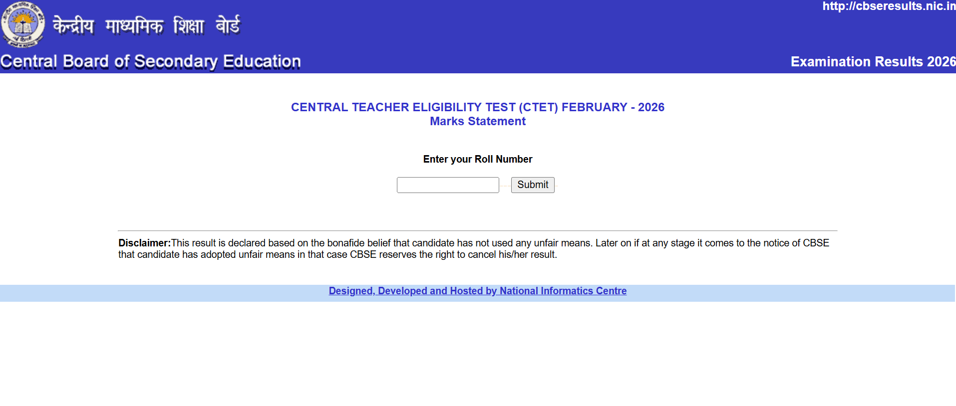 CTET Result 2026 Out 
