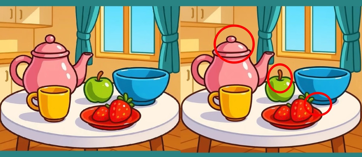 Spot the differences challenge solution