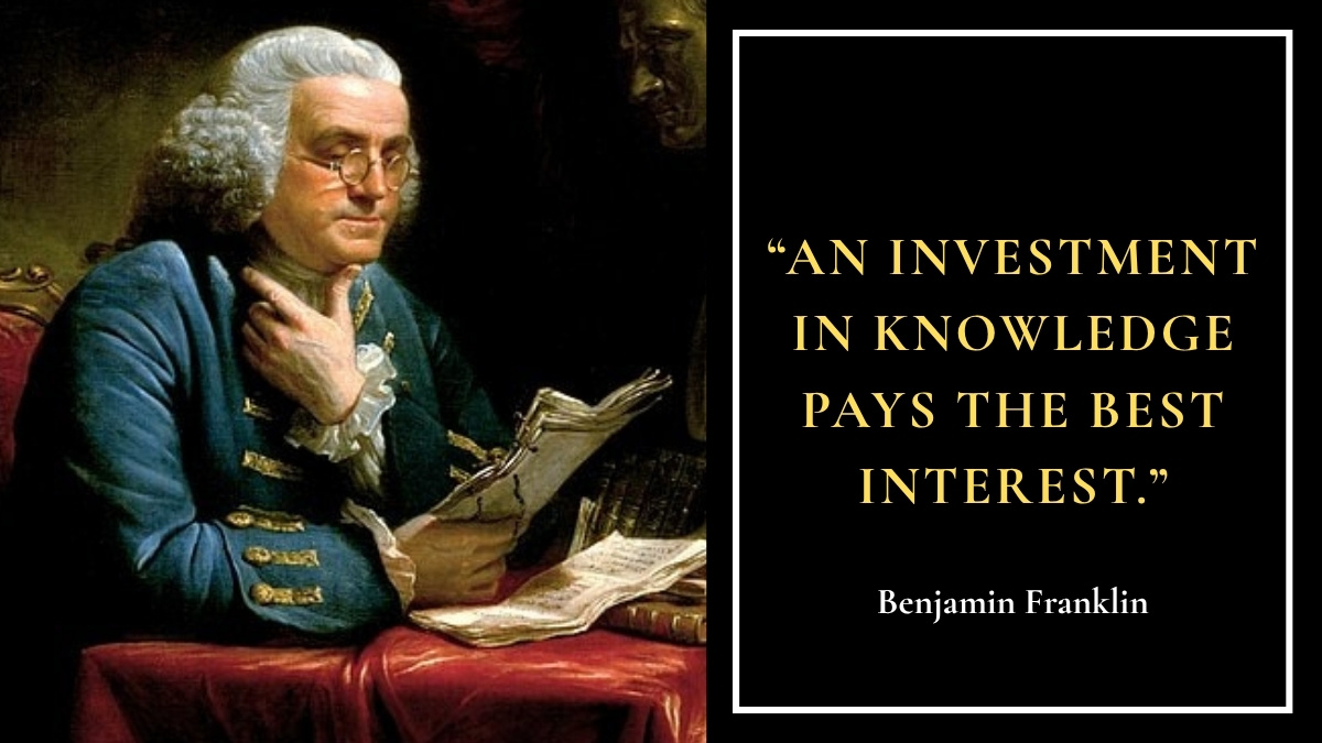 Quote of the Day by Benjamin Franklin
