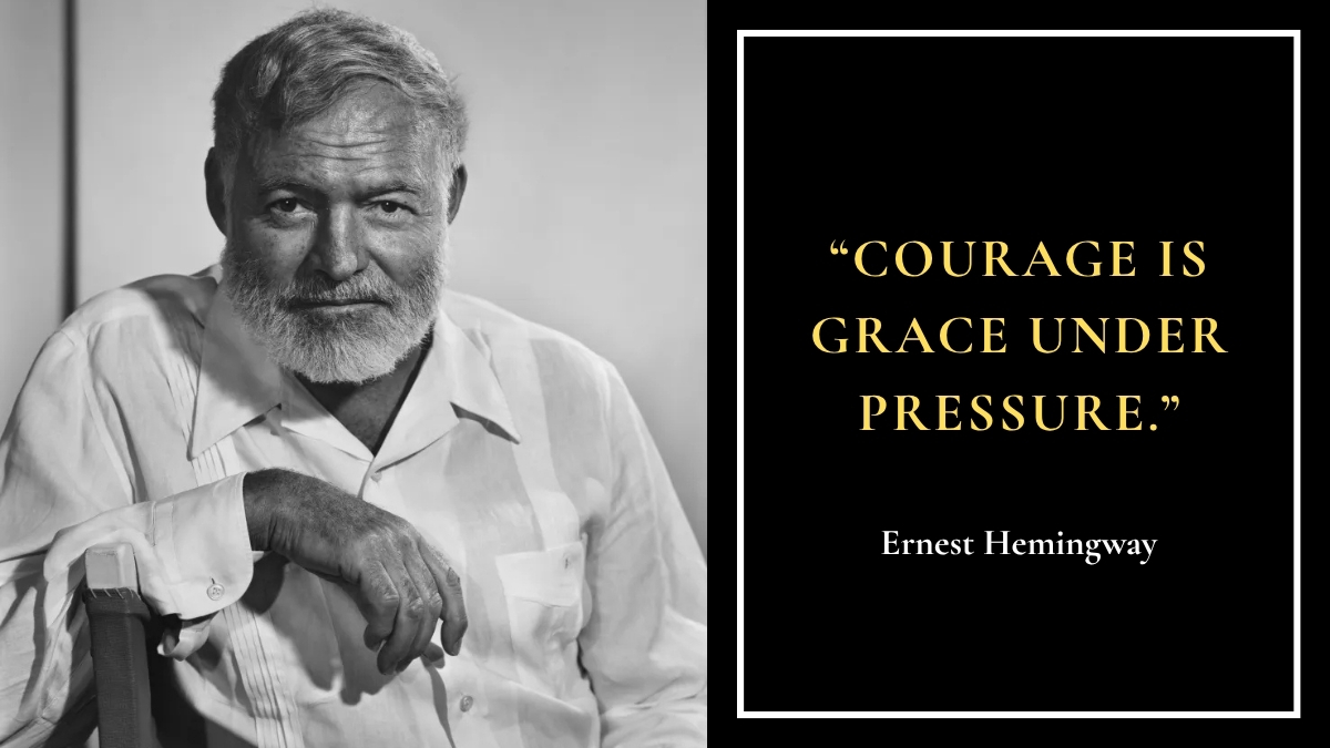 Quote of the Day by Ernest Hemingway (1)
