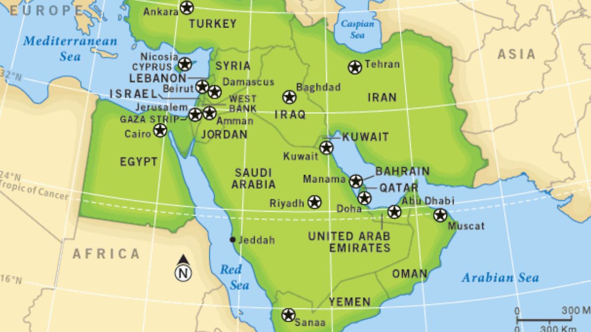 international-relations-mcq-middle-east-country-borders-capitals-chokepoints-stateless-nation