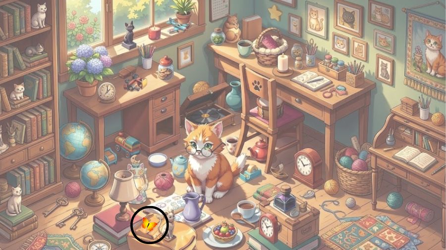 Find the Hidden Butterfly-solution