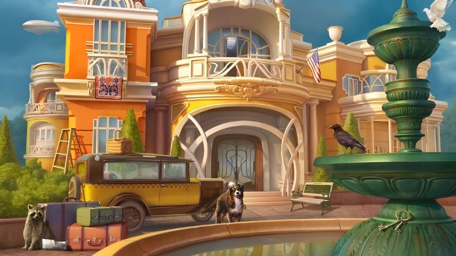 Spot the Hidden Golf Club in this Mansion of Optical Illusion