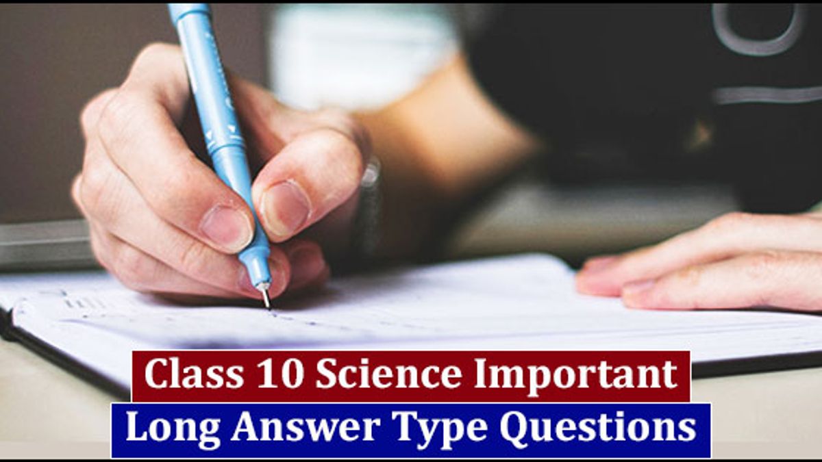 CBSE Class 10 Science Important Questions