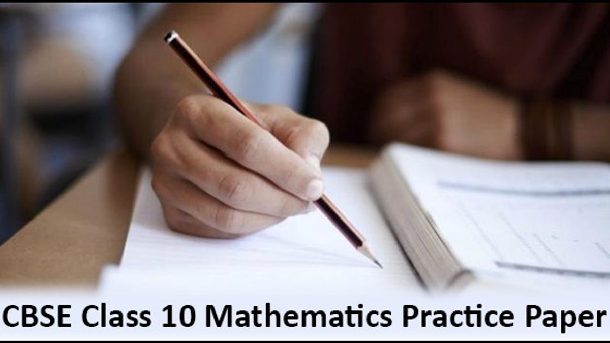 Mathematics Solved Practice Paper for CBSE Class 10: Set II