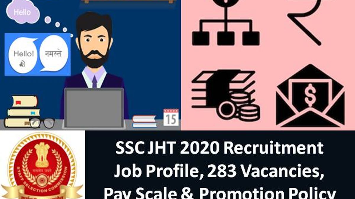 SSC Junior Hindi Translator (JHT) 2020: Check Job Profile, 283 Vacancies, Salary after 7th CPC, Pay Scale & Promotion Policy for Hindi Translators